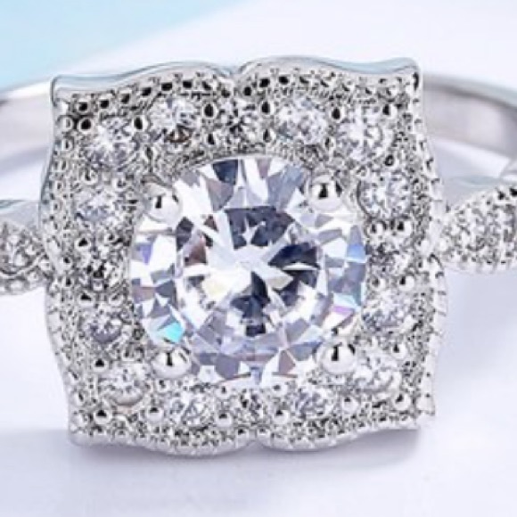 Genuine Preciosa® Crystal & Sterling Silver Ring - Picture 2 of 5